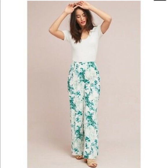 Anthropologie Pants - NWT Anthropologie Christina Wide-Leg Trousers